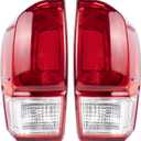 Boine Tail Light Compatible With 2016 2017 2018 2019 2020 Toyota Tacoma Pickup Driver and Passenger Side Rear Light Brake Lamps
