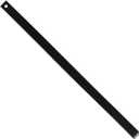 Pacific Arc Stainless Steel Ruler with Inch and Pica Measurements, 24 Inches Rubber Backed