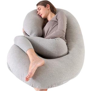 yoyomax Pregnancy Pillows, Full Body Maternity Pillow Memory Foam Pregnancy Pillow with Removable, Pregnancy Pillows for Sleeping,C-Grey, 52 inch