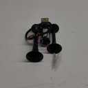 Upgraded 12V 600DB Air Horn Dual Trumpets, Super Loud Truck Train Horns Kit with Air Compressor for Any 12V SUV Motorcycle Trucks Pickup Lorries Trains Cars Boats (Large, Black)