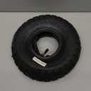 Potreba Tire & Inner Tube Set 4.10/3.50-4 (Fits 3.00-4)  10" Pneumatic Wheel Kit for Wheelbarrow, Hand Trolley, 4" Rim