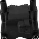 31743-01 Ignition Coil 4Pin Single Fire for Harley Davidson Twin Cam 88 Fits Softail Dyna Touring Models Electra Glide Road King 2001-2006 Replacement for 210538