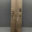 No Tools No Drill Cordless Roman Shades for Indoor Windows 100% Blackout, for Window Size 23" W  64" H White