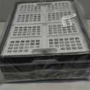 32 L Collapsible Storage Crate, Folding Storage Crates, Set of 3