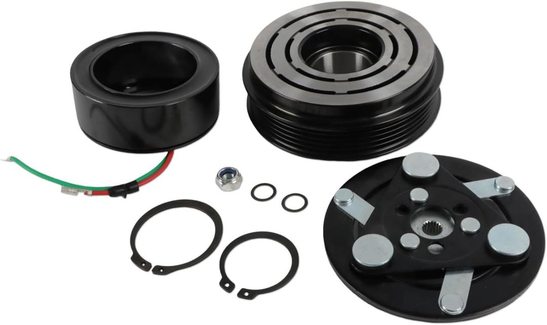 1809 A/C Compressor Clutch Kit Fits for 2007-2008 Fit 1.5L Air Conditioning Compressor Aftermarket Automotive Parts Replacement