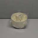 Diesisa Makeup Brush Holder Organizer, 360° Rotating Makeup Brush Organizer,5 Slot Make up Brushes Cup for Cosmetics, Nail Polish, Art Supply, Bathroom Vanity Desktop Organizer - Cream