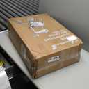 Super Lightweight Rollator Walker for Seniors, Foldable Rolling Walker with Seat and 8" Rubber Wheels for All Terrain, Unique Design Aluminium Frame Sturdy Walkers for Traveling - Black