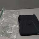 MoFiz Women's Fleece Lined Jogger Pants Thermal Hiking Pants Water Resistant High Waist Travel Winter Ski Running Sweatpants Zipper Pockets Dark Grey, Size: M