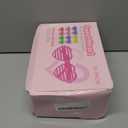 12 Pcs Heart Shaped Shutter Shade Glasses with Gift Cards, Valentines Party Favors, Valentine's Classroom Exchange Prizes Gifts for Kids Boys Girls (Red+Pink+Purple+Blue+Green+Yellow)