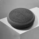Massage yoga balance pad, children's balance plate, foot massage ball plate, balance training pad, anti slip balance pad (Dark gray - [Free Inflation Cylinder] Diameter: 34cm)