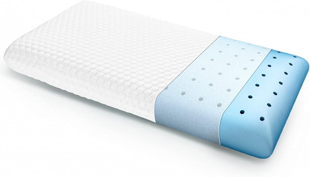 Inight Memory Foam Pillow - King Size, Back & Side Sleeper, Oeko-TEX & CertiPUR-US