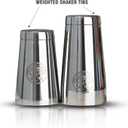 2 x Professional Hight Quality Boston Shakers Set 18oz | Weighted Cocktail Shakers Set For Bartenders | Pro Bar Shaker Made From Premium Stainless Steel |Martini Shaker | Cocktail Shaker