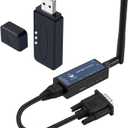 DX-CP26 RS232 to Bluetooth Wireless Serial Adaper Converter Support IOSAndroidWindows Suport DB9RJ45 Interface Built-in Rechargeable Lithium Battery (CP26 for PC)