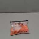 WDIRARA Women's Floral Mesh Strapless Side Ruched Tube Top Asymmetrical Hem Bandeau Crop Tops (Orange), Small