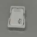 Retractable USB C Charger Wall Plug with 35.5in/90cm Type C Cables Cords,40W Fast Charging Foldable Block Multi Charger for All Devices for iPhone 17/16/15/14/13/12,iPad,Galaxy,Pixel (White)