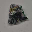 Liberty Imports 2.4G RC Remote Control Stunt Motorcycle with Riding Figure, 1:10 Scale High Speed Cross Country 360 Degree Rotation Drift Shockproof Racing Motorbike (Yellow)