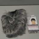 Men Wigs Short Gray Wig Synthetic Heat Resistant Natural Halloween Cosplay Hair (Grey)