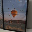 16x24 Picture Frame Black for Wall Mounting Set of 3, Horizontal and Vertical Formats for Wall Hanging, Wood 16x24 Frame, Black, 3 Pack