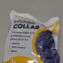 BENCMATE Inflatable Dog Cone Collar Alternative, Soft Dog Cone for Small Medium Large Dogs and Cats, Neck Recovery ECollar Donut Collar After Surgery (Medium+, Navy Blue)