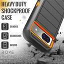 OtterBox Google Pixel 9 & 9 Pro Defender Series Case - Black, Rugged & Durable, with Port Protection