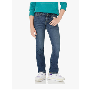Amazon Essentials Girls' Slim Boot-Cut Stretch Jeans, Size:M