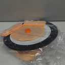 Shower Drain Kit 2 Inch Integrated Shower Flange Kit Compatible with Schluter Systems Kerdi Drain, ABS Shower Drain Base Flange with 304 Stainless Steel 4'' Drain Grate and Waterproof Seals