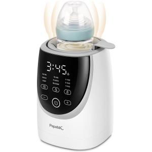 Papablic NutriWarm Swirlable Bottle Warmer  Advanced Nutrient-Preserving Warming Technology, Fast and Even Warming for Breastmilk & Formula, Precise Temperature Control, Easy to Use (Black)