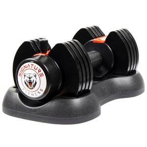 Signature Fitness QuickLock 25Lb Adjustable Dumbbell