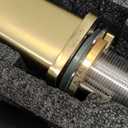 KAIYING Bathroom Sink Faucet with Pull Out Sprayer, Single Handle Basin Mixer Tap for Hot and Cold Water, Lavatory Pull Down Sink Faucet with Rotating Spout (Regular,Brushed Champagne Gold)