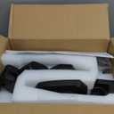 KEMIMOTO Rear View Mirror and Side Mirror, Convex Wide View Break Away 360 Adjustable, Compatible with Can-Am Defender & Defender Max