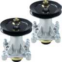 GELASKA 2 Pack 587819701 Spindle Assembly Kit with 153535 Pulley Replaces 187292, 192870, 187281, 587820301, 532187292, 539112057, 587125401, 587256401, 532187281, 532192870, 532192872, 587253301