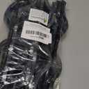 HOUSE DAY Closet Organizers and Storage 12 Pack, College Dorm Room Essentials, Multifunctional Organizer Magic Space Saving Hangers with 5 Holes, Storage Organization for Wardrobe Closet (Black)