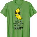 This Is My Human Costume I'm Really A Banana T-Shirt, Large