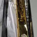 Grandeur 849471 Hardware One-Piece Handleset with F Grip and Fifth Avenue Knob, Dummy Entry Set, Lifetime Brass