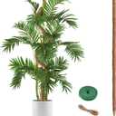 Moss Pole, 63 Inch Bendable Moss Pole for Plants Monstera, Moss Poles for Climbing Plants, Handmade Coco Coir Pole Plant Sticks Support Plant Stakes for Indoor Plants to Grow Upwards (1 Pack)