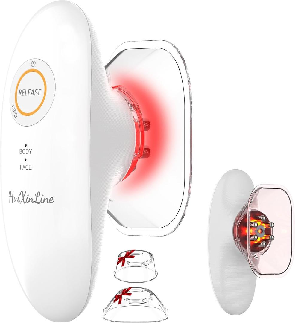 4 in 1 Body Sculpting Machine, Anti Cellulite Massage Tool, Lymphatic Drainage Massager, Reduce Stretch Marks & Cellulite & Tightens Skin for Back, Belly, Waist, Arms, Legs