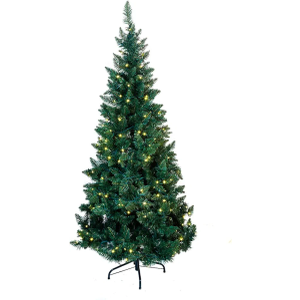 KURT ADLER 6-FOOT PRE-LIT GREEN PINE TREE