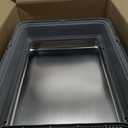 KalraMay XXXL Extra Large Stainless Steel Litter Box, Dark Gray