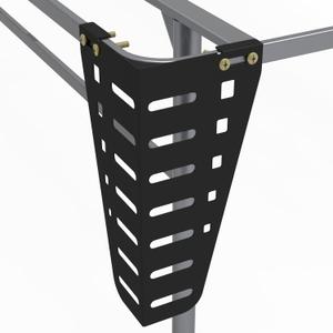 2 Pcs Headboard Brackets for Metal Bed Frame,Adjustable Headboard or Footboard Brackets Attach Headboard to Bed Frame,Compatible with 14,16,18inches Bed Frame