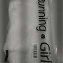 RUNNING GIRL Yoga Tank Tops for Women Built in Shelf Bra B/C Cups Strappy Back Activewear Workout Compression Tops (White, M)