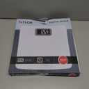 Taylor Precision Products Capacity Digital Bathroom Scale, White, 400 lb