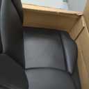 Amazon Basics Classic Puresoft PU Padded Mid-Back Office Desk Chair with Armrest, Easy Assembly, Sturdy Metal Base, Wheels, 275lb Support, 26"D x 23.75"W x 42"H, Black