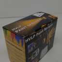 Paint Sprayer, 700W HVLP Spray Gun with Cleaning & Blowing Joints, 4 Nozzles and 3 Patterns, Easy to Clean, for Furniture, Cabinets, Fence, Walls, Door, Garden Chairs etc. VF803 (Yellow)