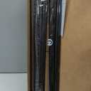 5/8 Diameter Curtain Rods 30-60 Inch, for 30-54 Inch Windows, Adjustable Splicing Black Curtain Rods for Windows with Brackets, Window Rod Long Small Curtains Rod, 2 Pack