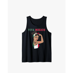 Viva Mexico Shirt Women Girls Mexican Independence Day Tank Top M