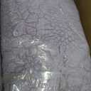 Cmfshape Oversized King Quilt Set Bedspread 120x120-Lavender California King Quilts 3 PCS-Lightweight Quilted Bedding Extra Large-Paisley Pattern Coverlet for All Season Bohemian