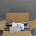 Tension Double Curtain Rods for Windows by EZFurni,31 to 83 Inch Wide, Adjustable No Drill Curtain Rods for Living Room,Bedroom,Decorative Window Treatment,Renter Friendly,39 to 130 Inch Height,Black