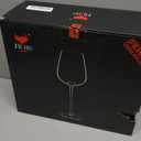 JBHO Hand Blown Italian Style Crystal Bordeaux Wine Glasses - Great Gift Packaging - Red Wine Glasses Lead-Free Premium Crystal Clear Glass - Set of 4-18 Ounce