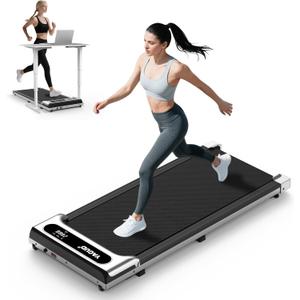 Walking Pad, Under Desk Walking Treadmill, 2.5HP with Remote and LED Display, 3 in 1 Portable with 265 lbs Weight Capacity for Home Office