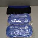 Ice Packs for Injuries Reusable (3-Piece Set)  Hot and Cold Ice Pack Therapy Gel Wrap Support  Supports Recovery, Joint and Muscle Pain  Knees, Back & More (3 Piece Set - Classic)